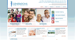 Desktop Screenshot of generationsfamilypractice.com